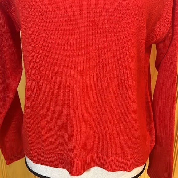 Bershka Red Pullover Sweater Sz-XS - Picture 3 of 7